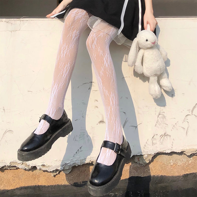 High Waist Fishnet Stockings