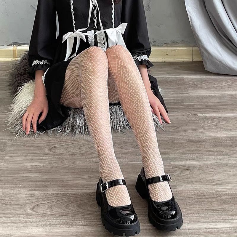 High Waist Fishnet Stockings