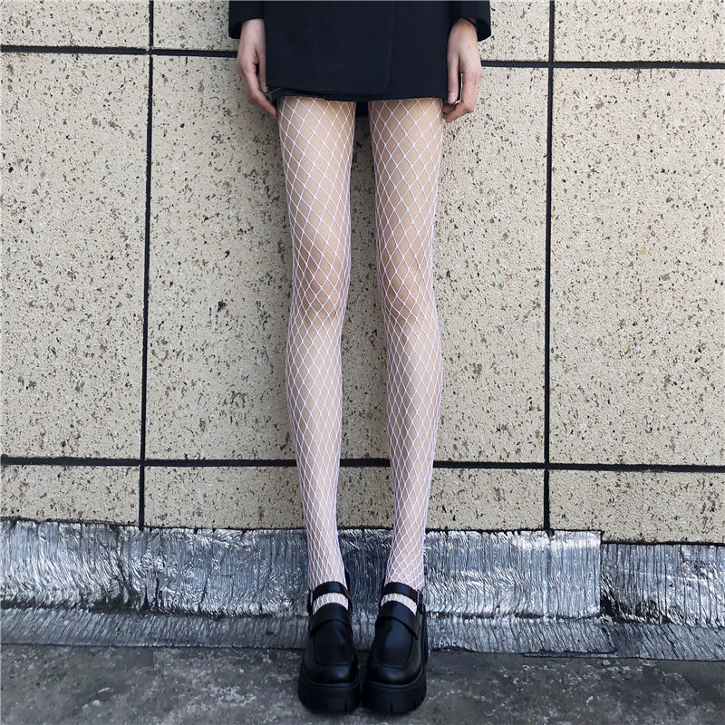 High Waist Fishnet Stockings