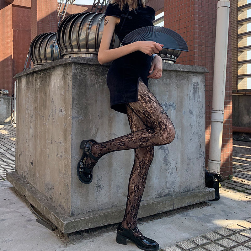 High Waist Fishnet Stockings