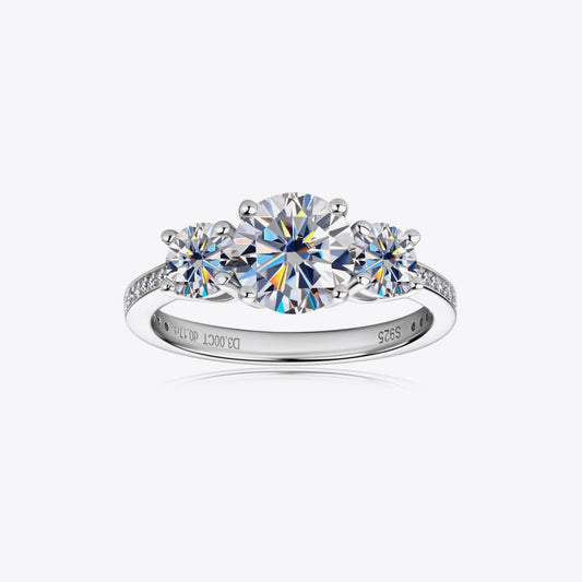 Moissanite 925 Sterling Silver Ring