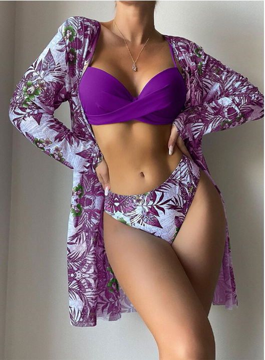 Autumn Push Up Twist Bikini Set