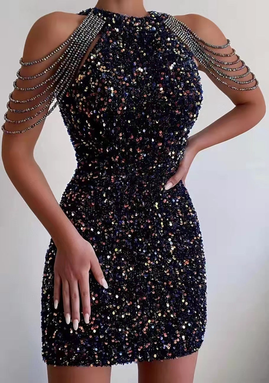 Show Stopper Sequin Dress