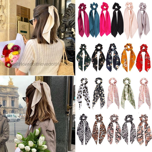 Fashion Long Ribbon Ponytail Hair Tie