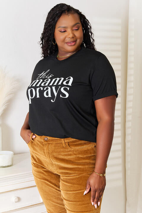 Simply Love THIS MAMA PRAYS T-Shirt